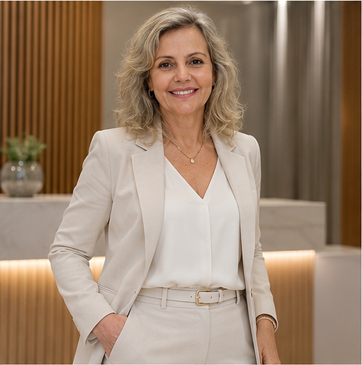 Retrato profissional da advogada Patrícia Lourenço
